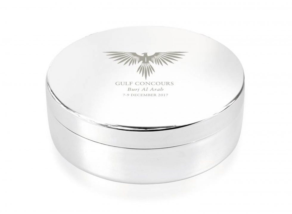 Engraved Silver Trinket Box Engraved Silver Trinket Box