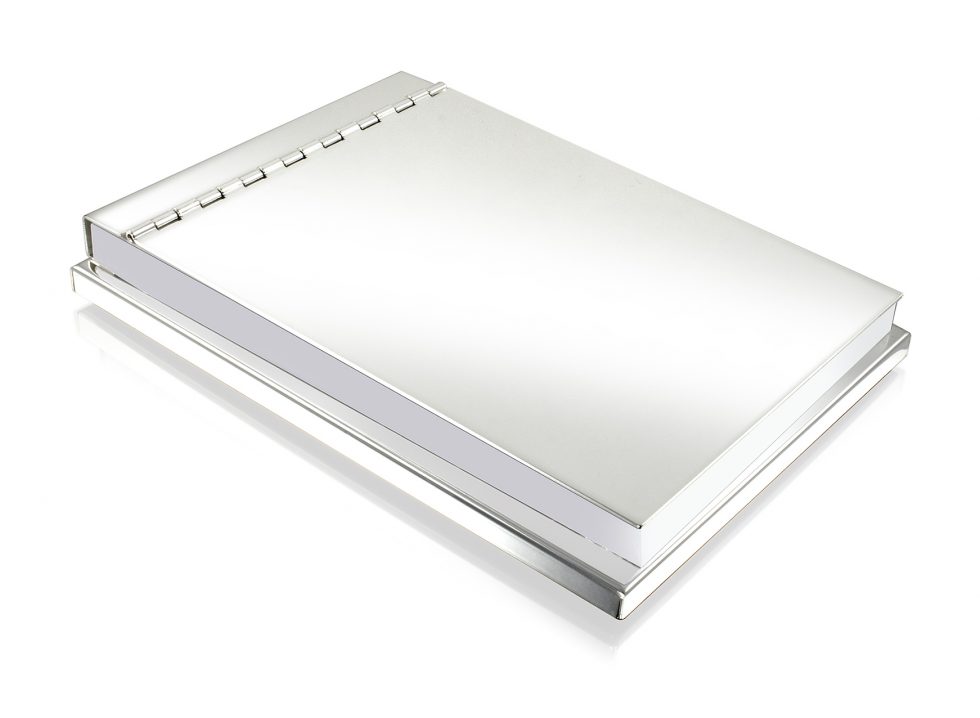 Metal Covered Memo Pad