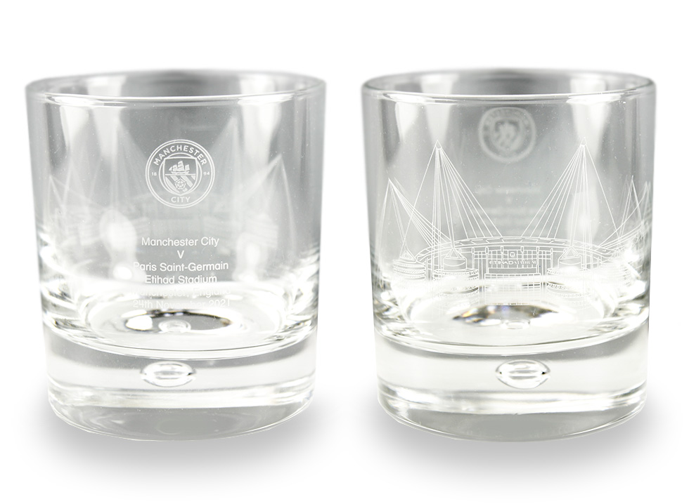 Man City Fc Crystal Tumblers 1