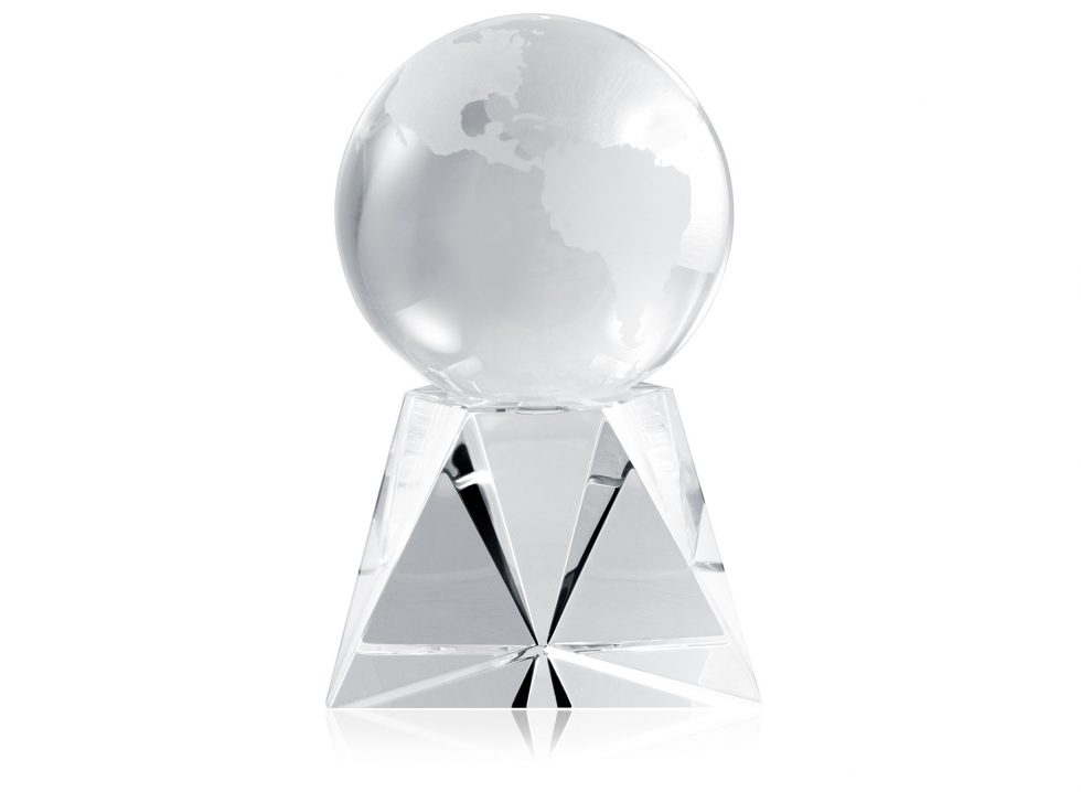 Bespoke Glass Globe Award Bespoke Glass Globe Award