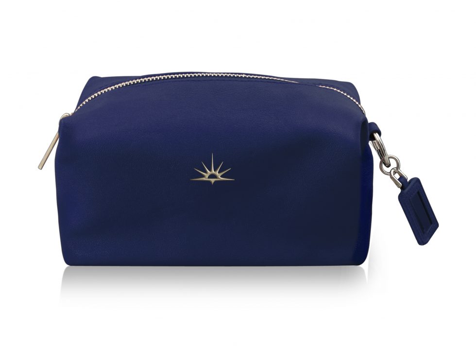 Blue Branded Wash Bag Blue Branded Wash Bag