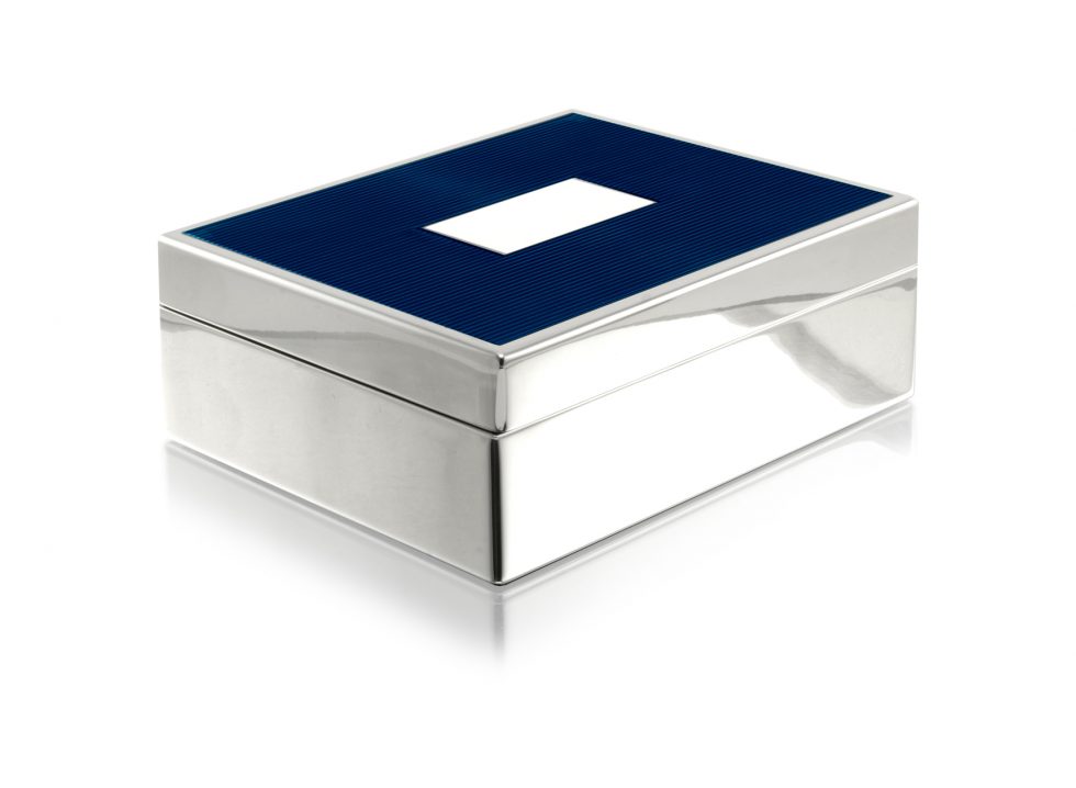 Silver Deskbox Christmas Gift