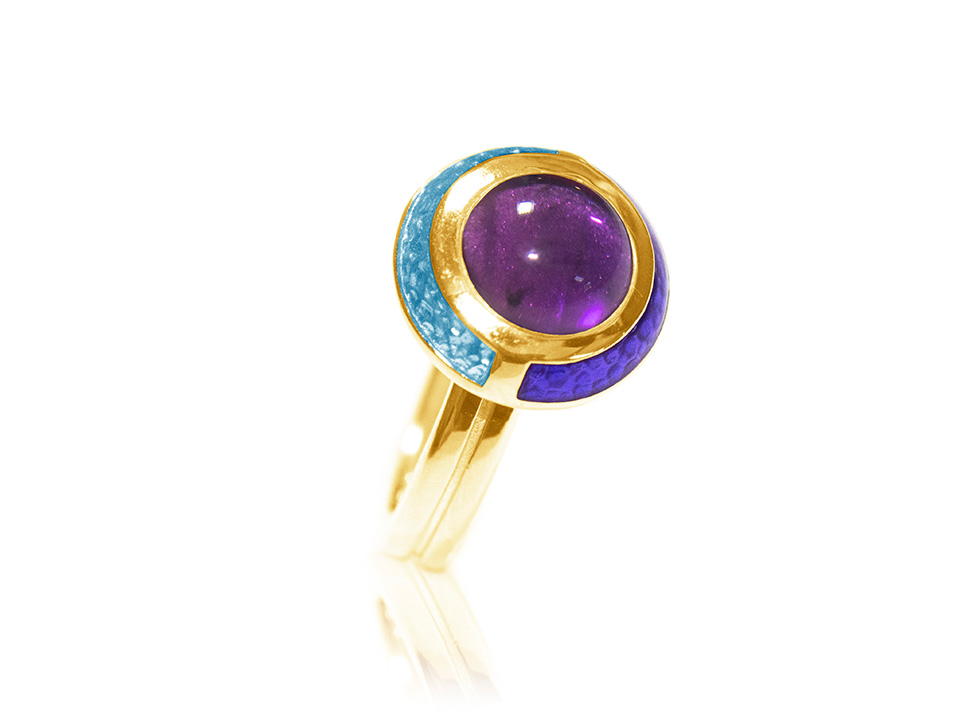 Round Ring Purple Round Ring Purple
