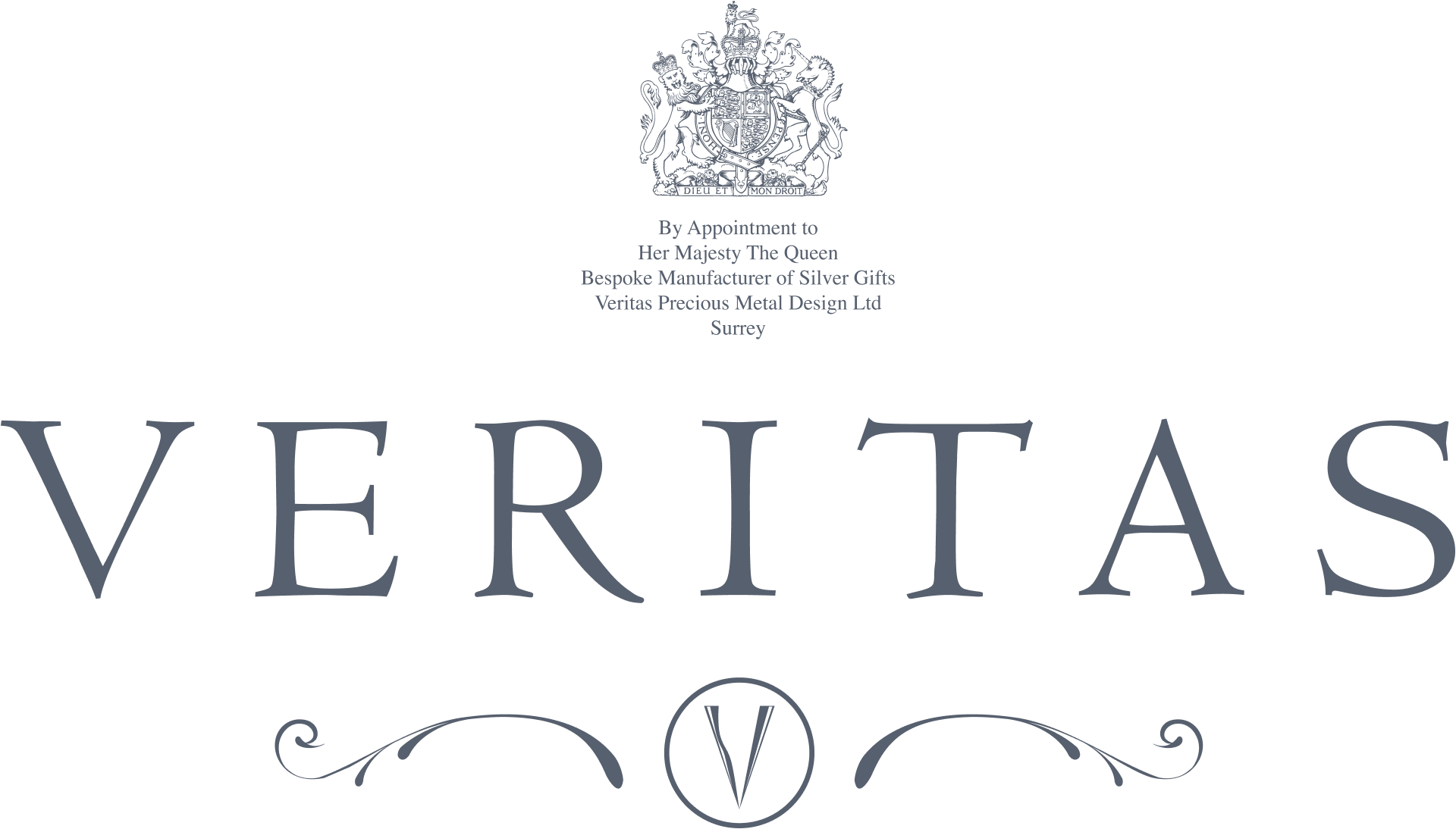 Veritas Logo with Royal Warrant