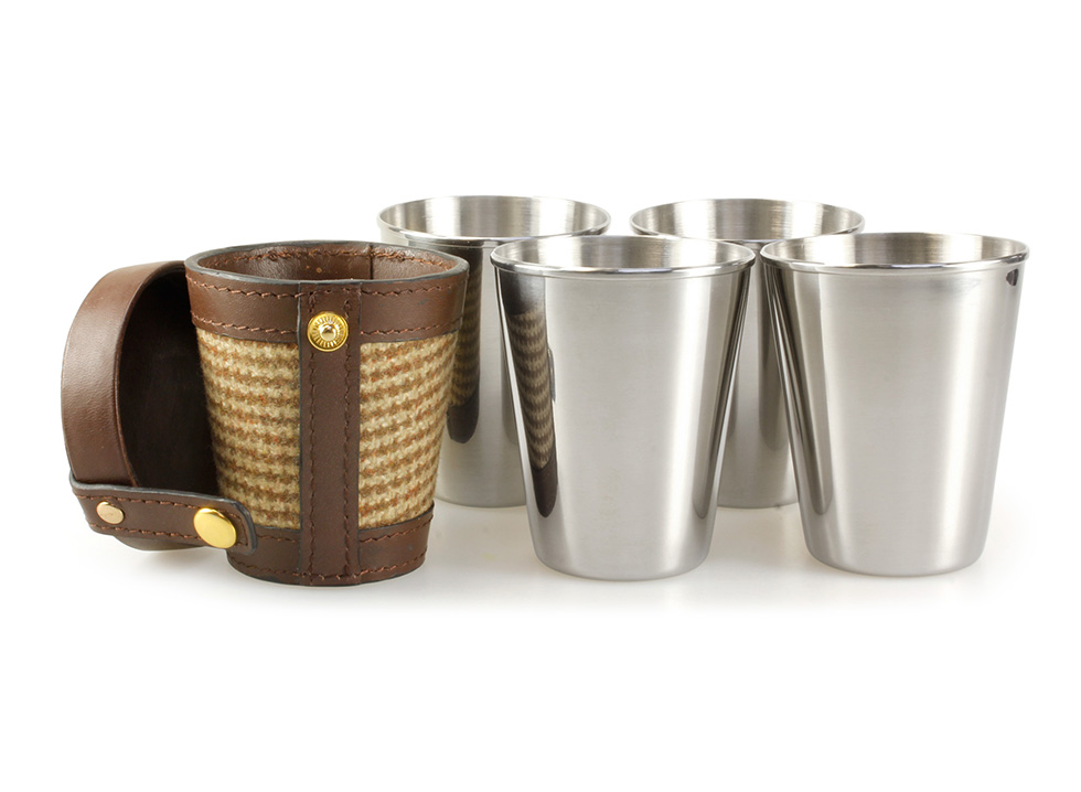 Tweed Sip Cups