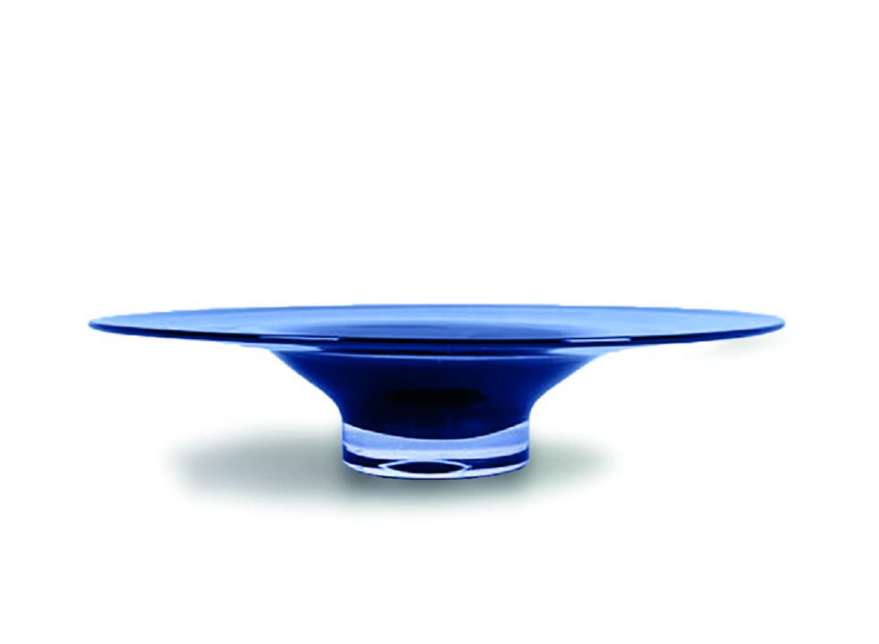 Bespoke Blue Crystal Bowl
