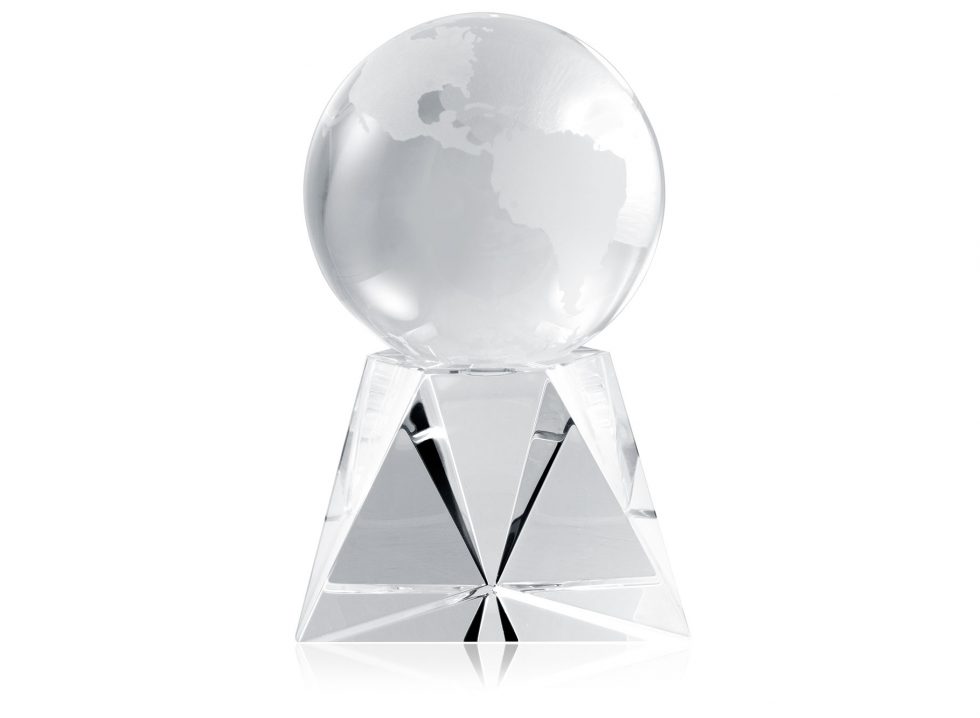 Bespoke Glass Globe Award