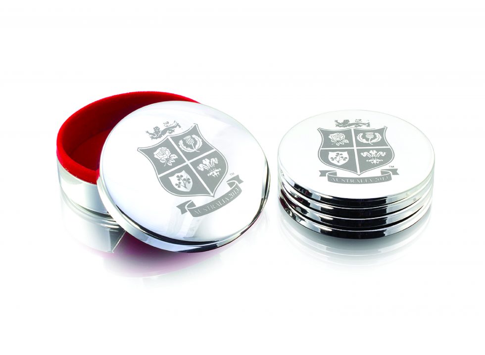 British And Irish Lions Branded Coasters