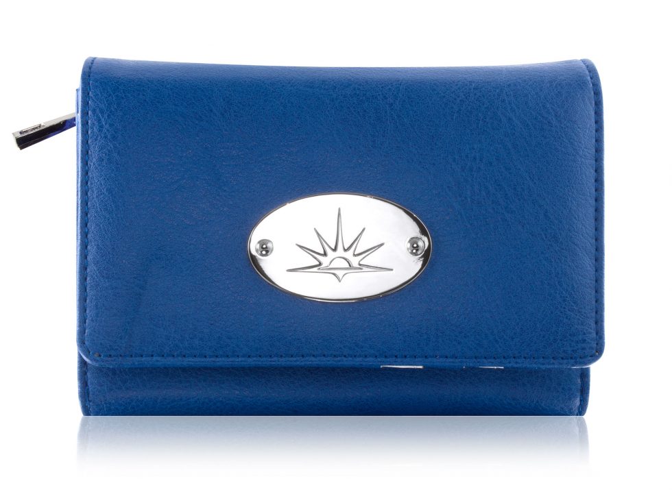 P And O Blue Branded Purse