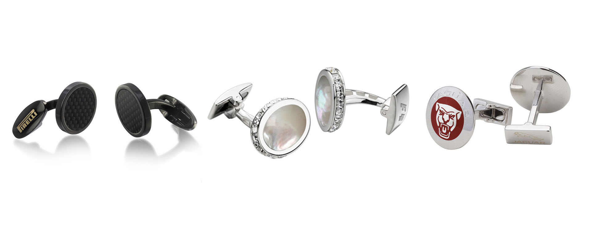 Pirelli F1 Jaguar Cufflinks