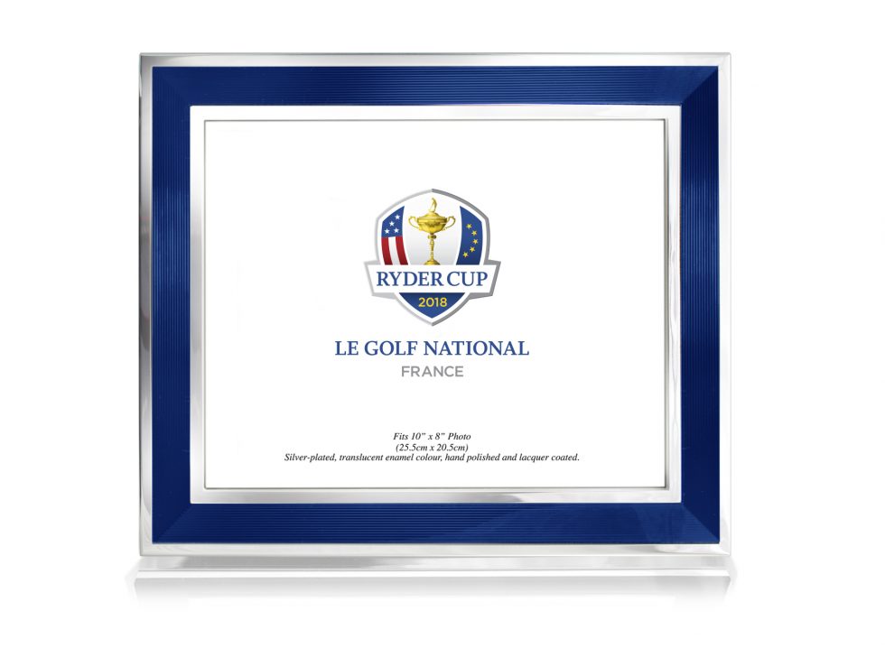 Ryder Cup Navy Lined Photo Frame