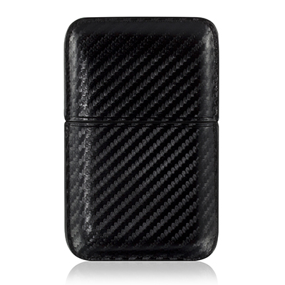 Leather Carbon Fibre Sliding Business Card Case Leather Carbon Fibre Sliding Business Card Case