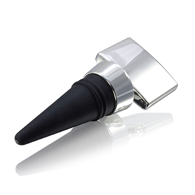 Silver Plated Rectangular Bottle Stopper