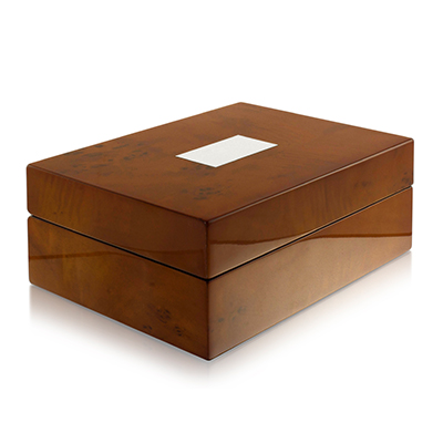 Walnut Lacquer Valet Box Walnut Lacquer Valet Box