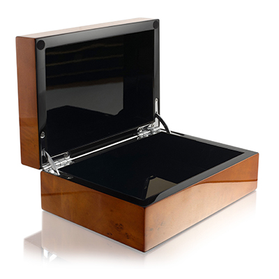 Walnut Lacquer Valet Box