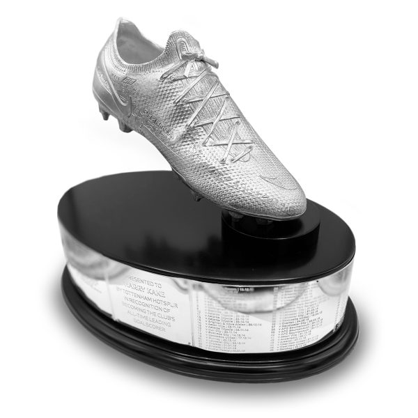 Harry Kane Silver Boot Trophy by Trophy Design Experts Veritas