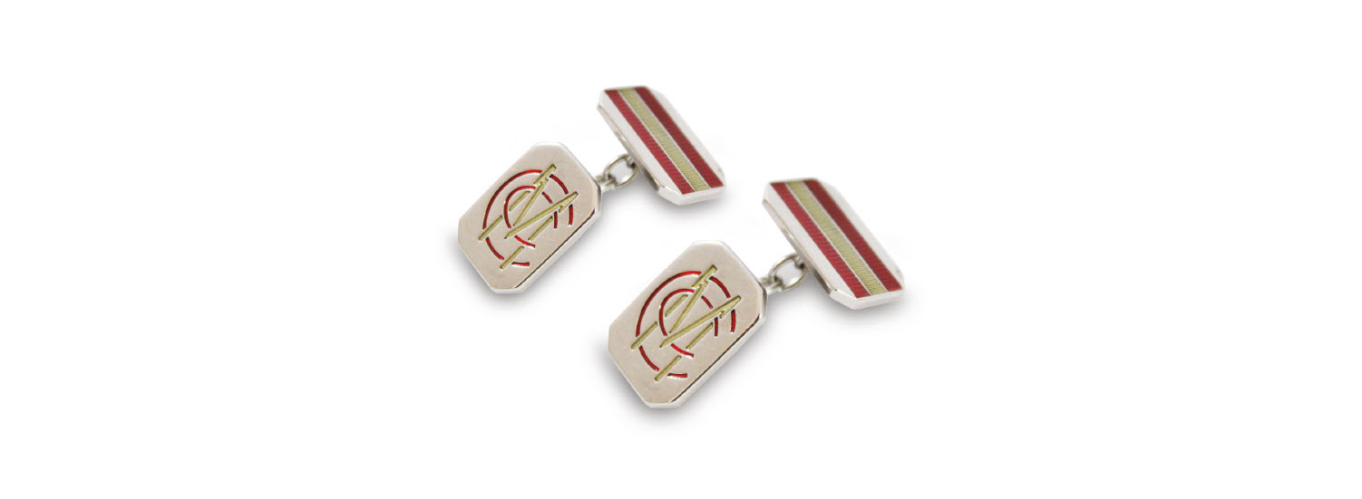 Mcc Monogramed Cufflinks