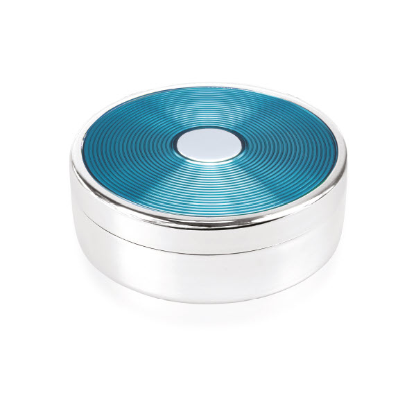 Teal Enamel Box