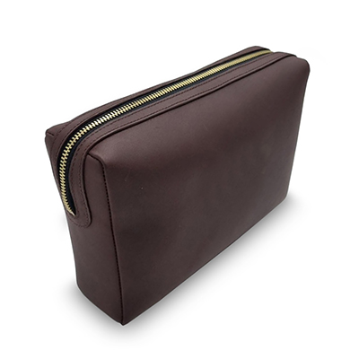 Brown Leather Wash Bag Brown Leather Wash Bag